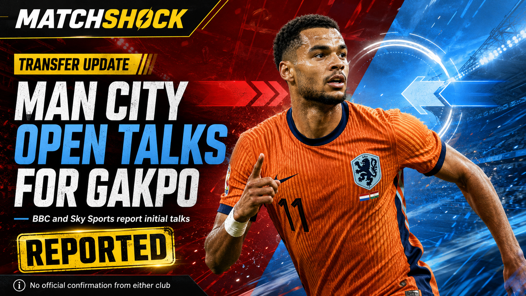 Man City open talks with Liverpool over Cody Gakpo
