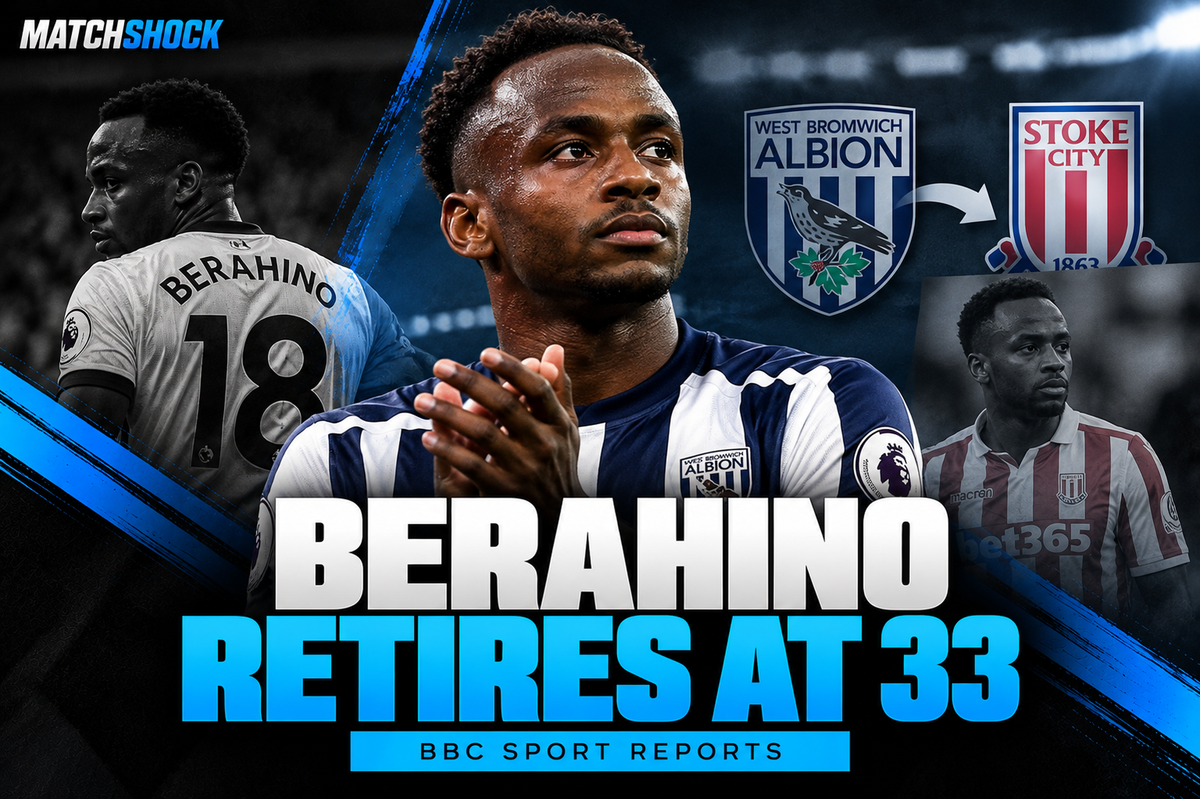 Ex-West Brom and Stoke striker Saido Berahino retires at 33